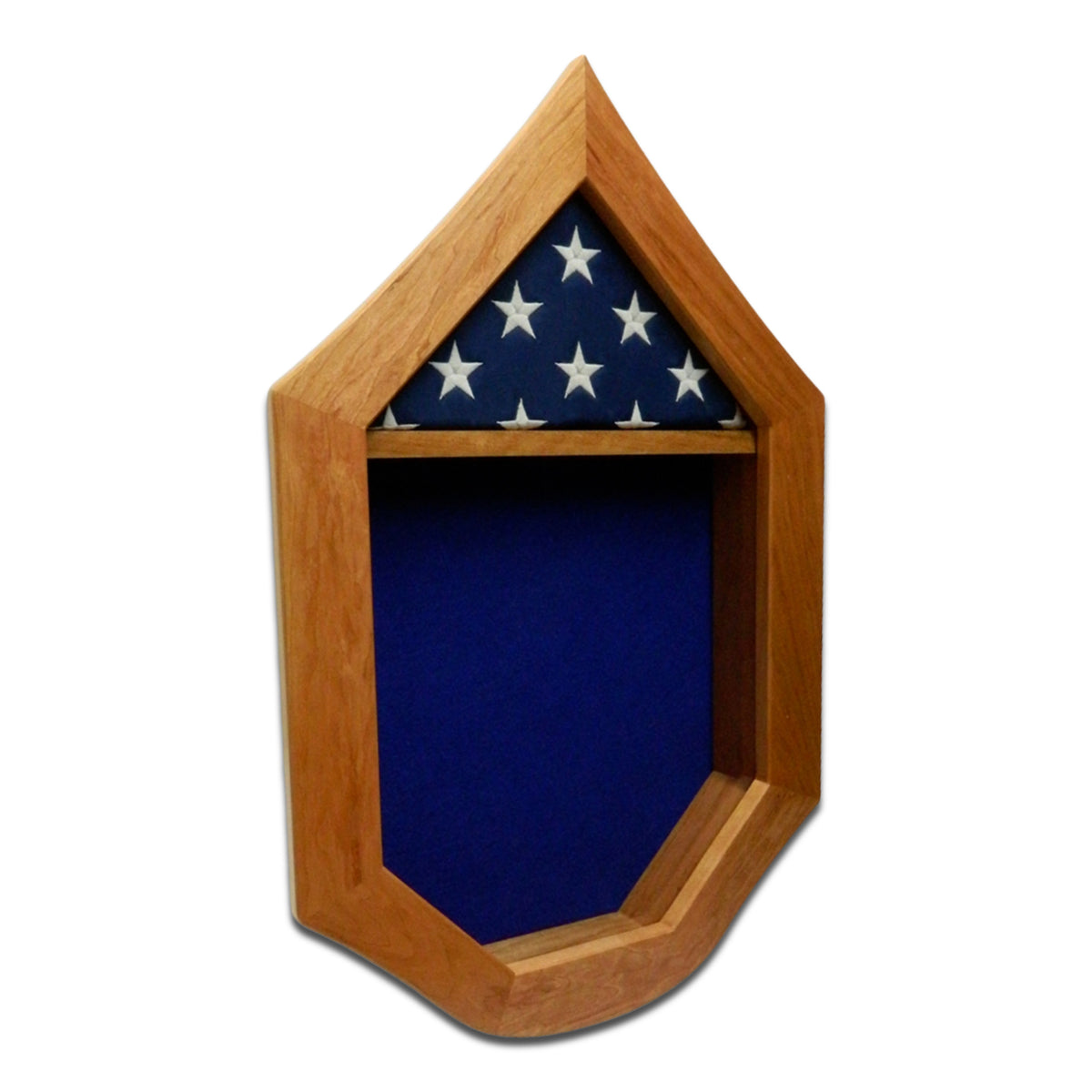 U.S. Air Force SNCO Military Retirement Shadow Box. Cherry Hardwood. Legacies of America Woodworking Co.