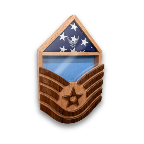 Air Force Technical Sergeant (E6) Shadow Box