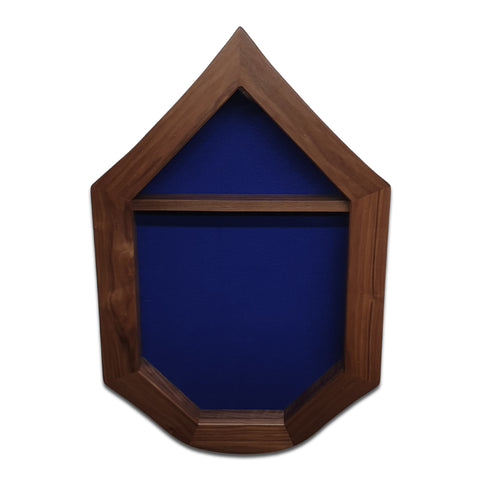 U.S. Air Force SNCO Military Retirement Shadow Box. Walnut Hardwood. Legacies of America Woodworking Co.