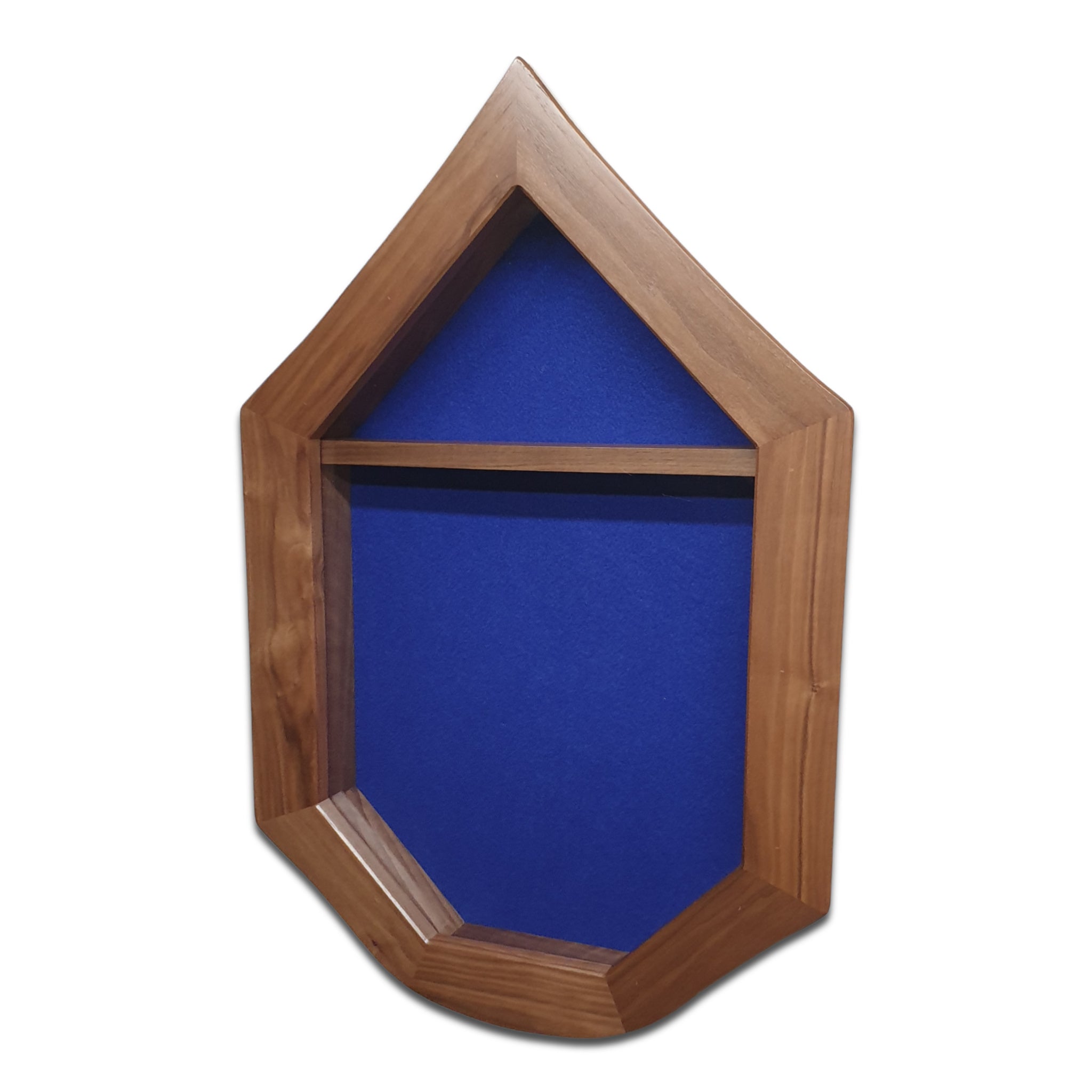 U.S. Air Force SNCO Military Retirement Shadow Box. Walnut Hardwood. Legacies of America Woodworking Co.