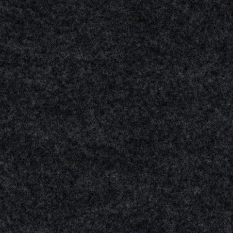 Close-up view of black felt material used for the shadow box backer board