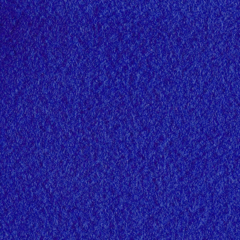 Close-up view of blue felt material used for the shadow box backer board