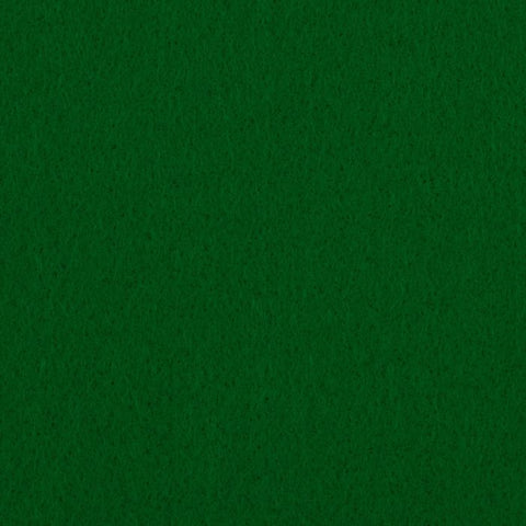 Close-up view of green felt material used for the shadow box backer board