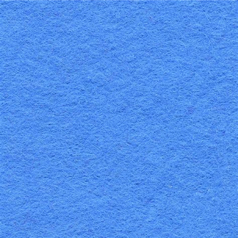 Close-up view of light blue felt material used for the shadow box backer board