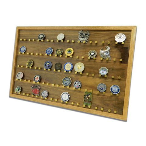 The ORIGINAL Brass Casing Challenge Coin Display - Large