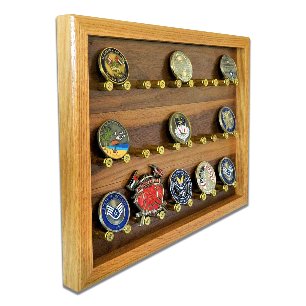 The ORIGINAL Brass Casing Challenge Coin Display - Small