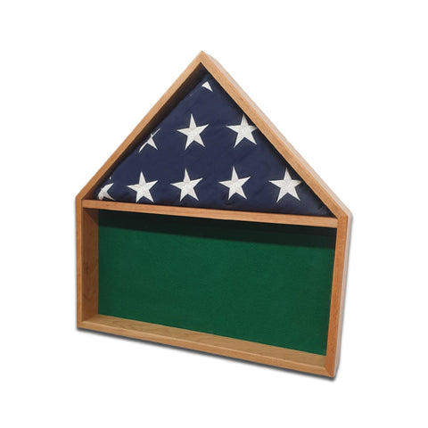 Cherry Burial Flag Shadow Box