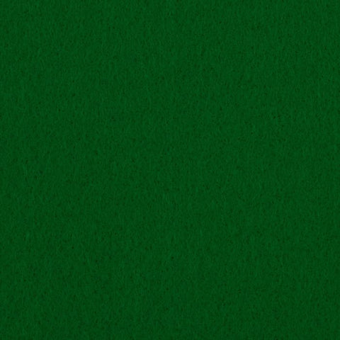 Green felt example for shadow box's backer board.