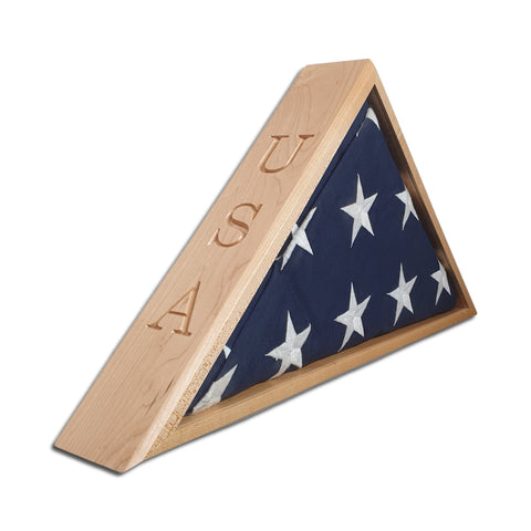 USA - Burial Flag Display Case (5' x 9.5' Flag)