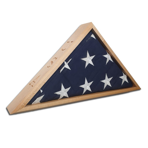 USA - Burial Flag Display Case (5' x 9.5' Flag)