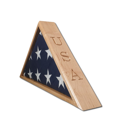 USA - Burial Flag Display Case (5' x 9.5' Flag)