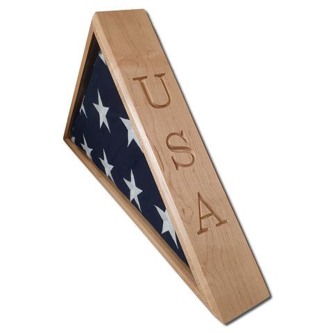 USA - Burial Flag Display Case (5' x 9.5' Flag)