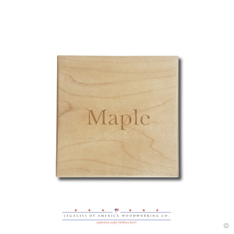 Maple 3' x 5' Flag Display Case