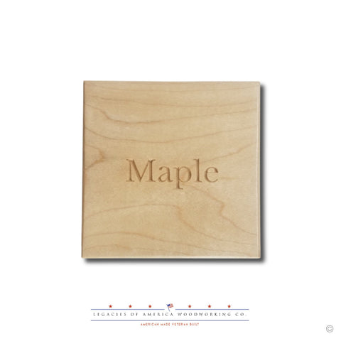 Maple hardwood sample.