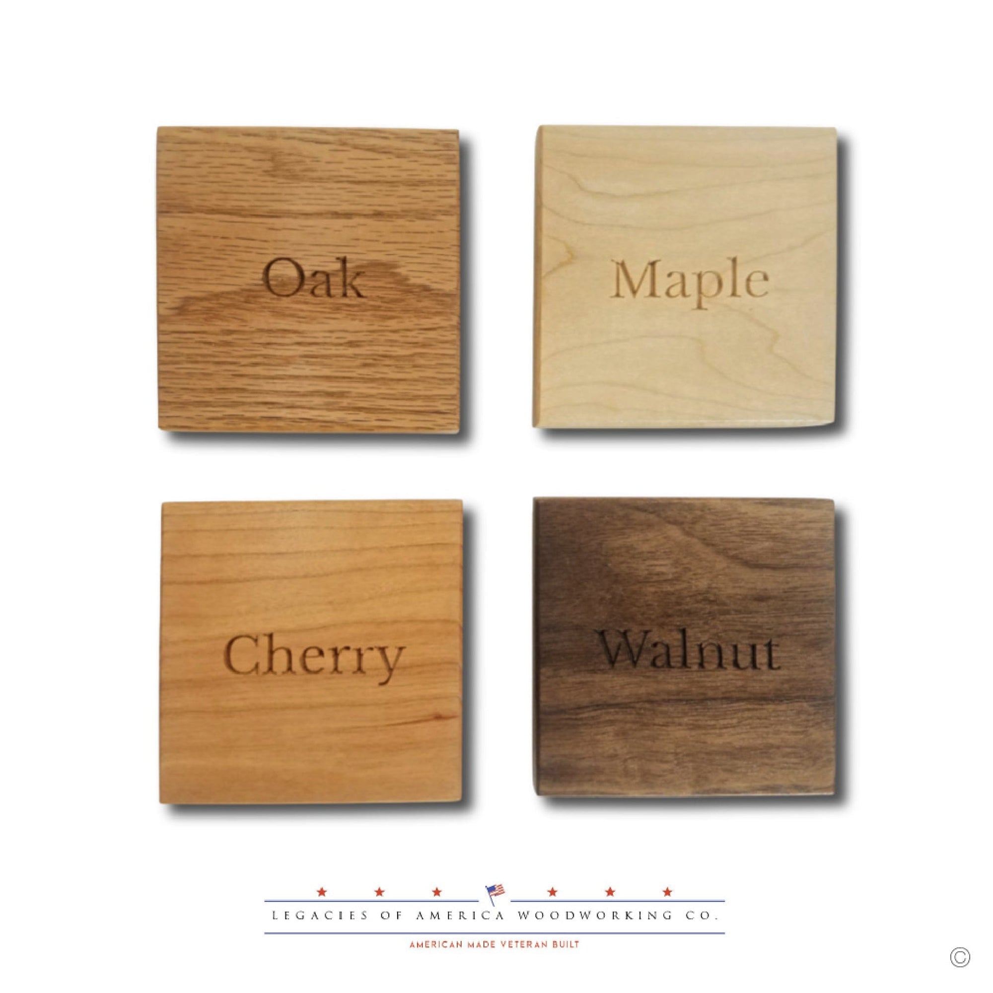 Legacies of America Woodworking Co. - Hardwood Sample Kit - Legacies of ...