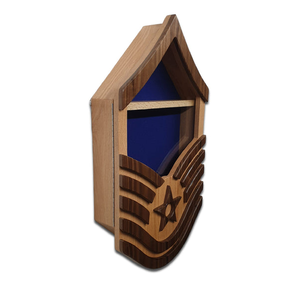USAF MSgt Shadow Box - American Made - Veteran Built™ - Legacies of ...