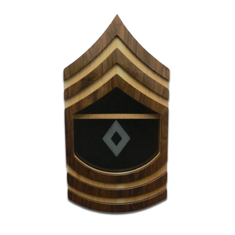 First Sergeant Shadow Box US Army First Sergeant (E8) Shadow Box - American Made-Veteran Built ...
