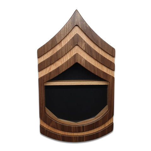 First Sergeant Shadow Box US Army Sergeant First Class (E7) Shadow Box - Made in the U.S.A ...