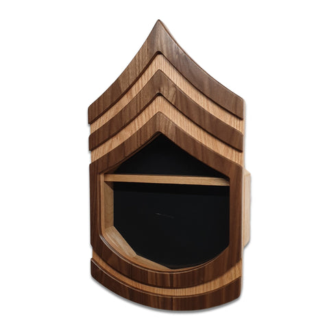 First Sergeant Shadow Box US Army Sergeant First Class (E7) Shadow Box - Made in the U.S.A ...